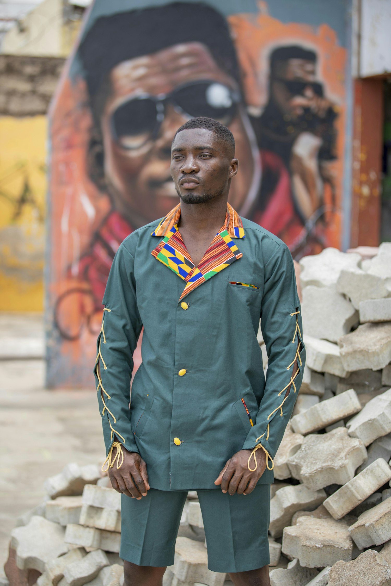Menswear in Ghanaian cloth